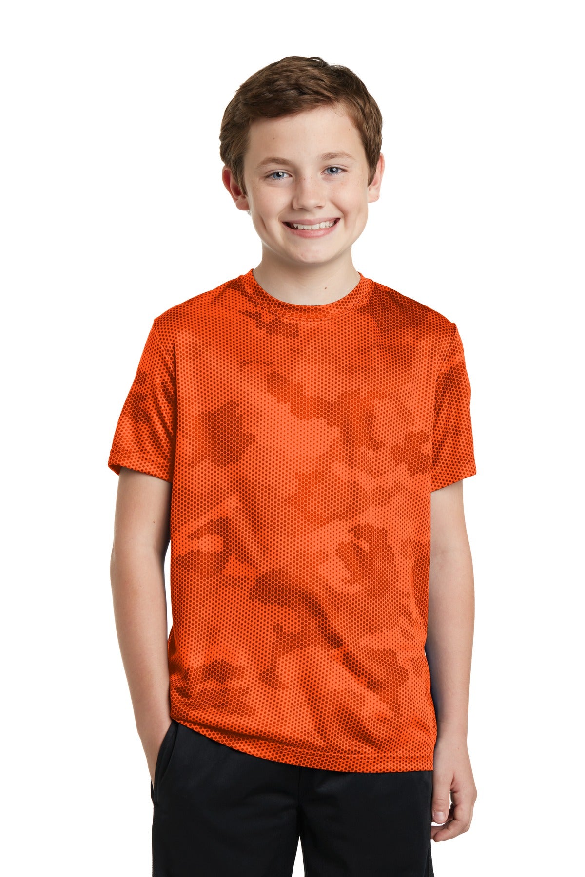 Sport-Tek Youth CamoHex Tee YST370