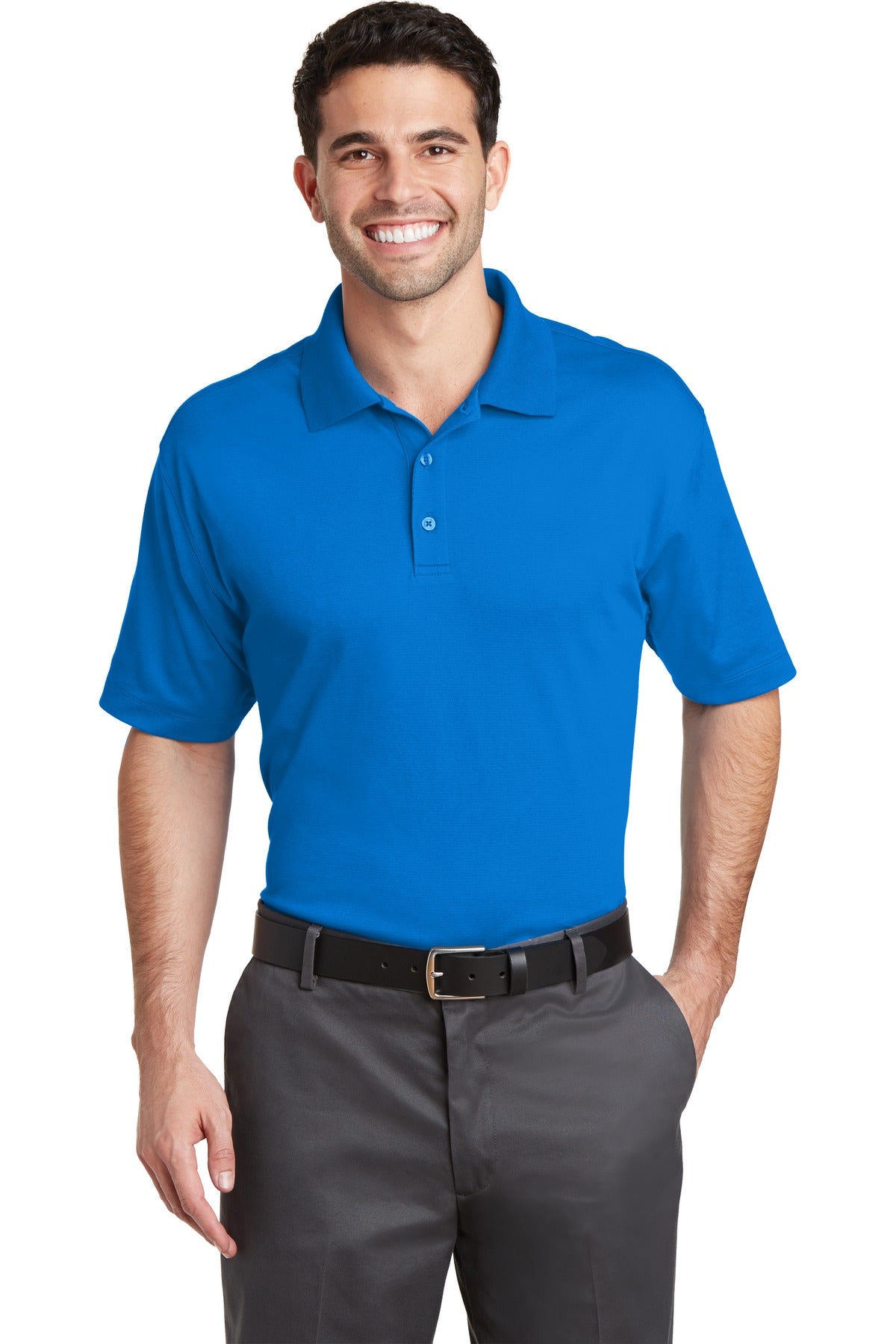 Port Authority Men's Rapid Dry Mesh Polo. K573 Mens Apparel Shirts & Tops