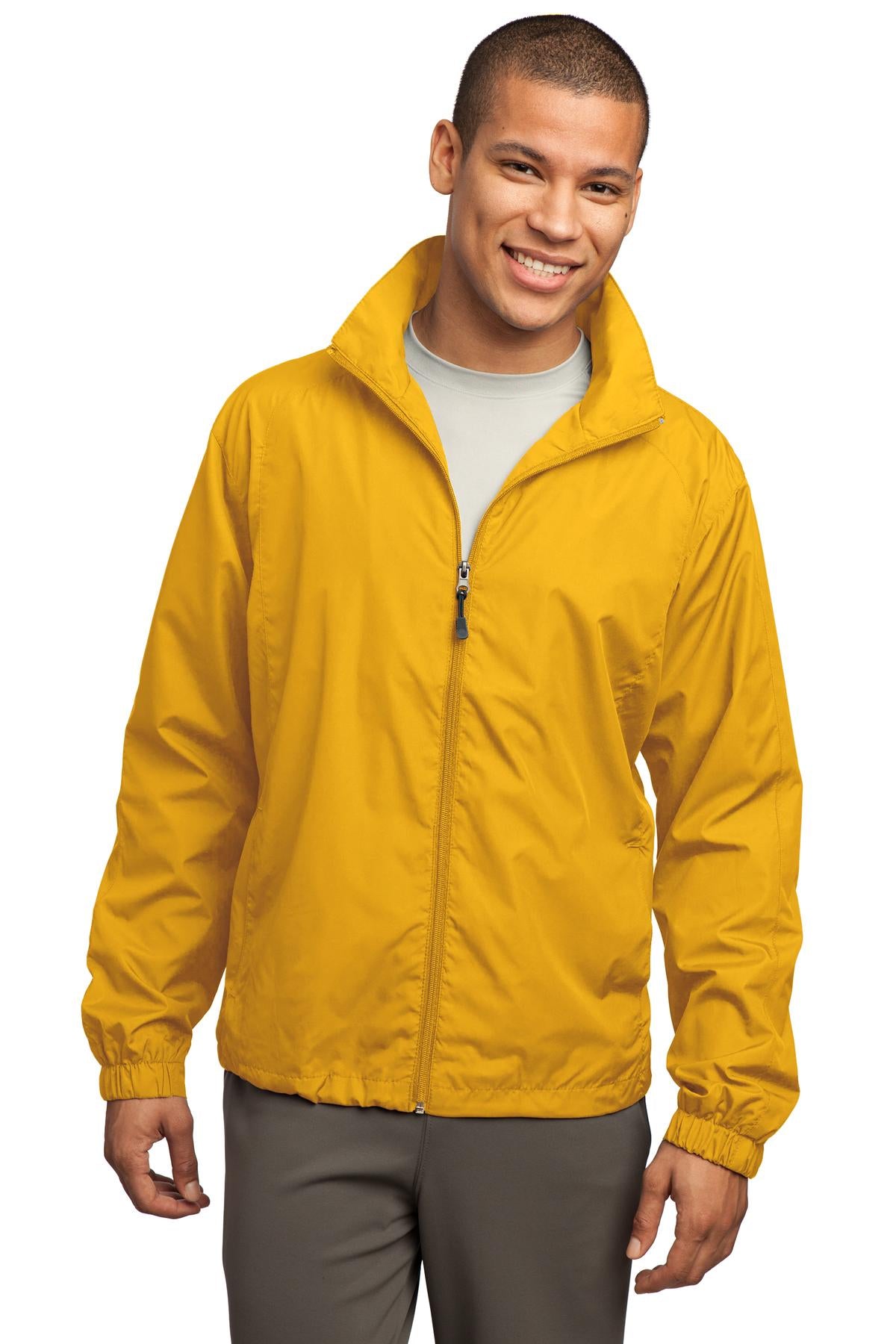 Sport-Tek Men's Full-Zip Wind Jacket Mens Apparel Jackets & Vests