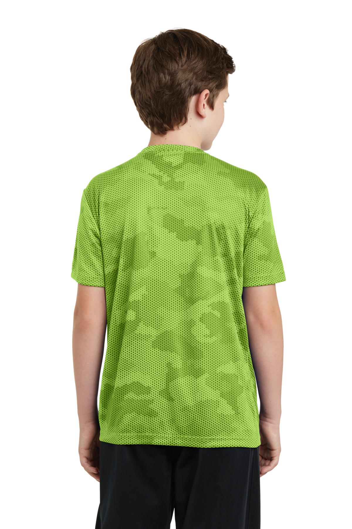 Sport-Tek Youth CamoHex Tee YST370