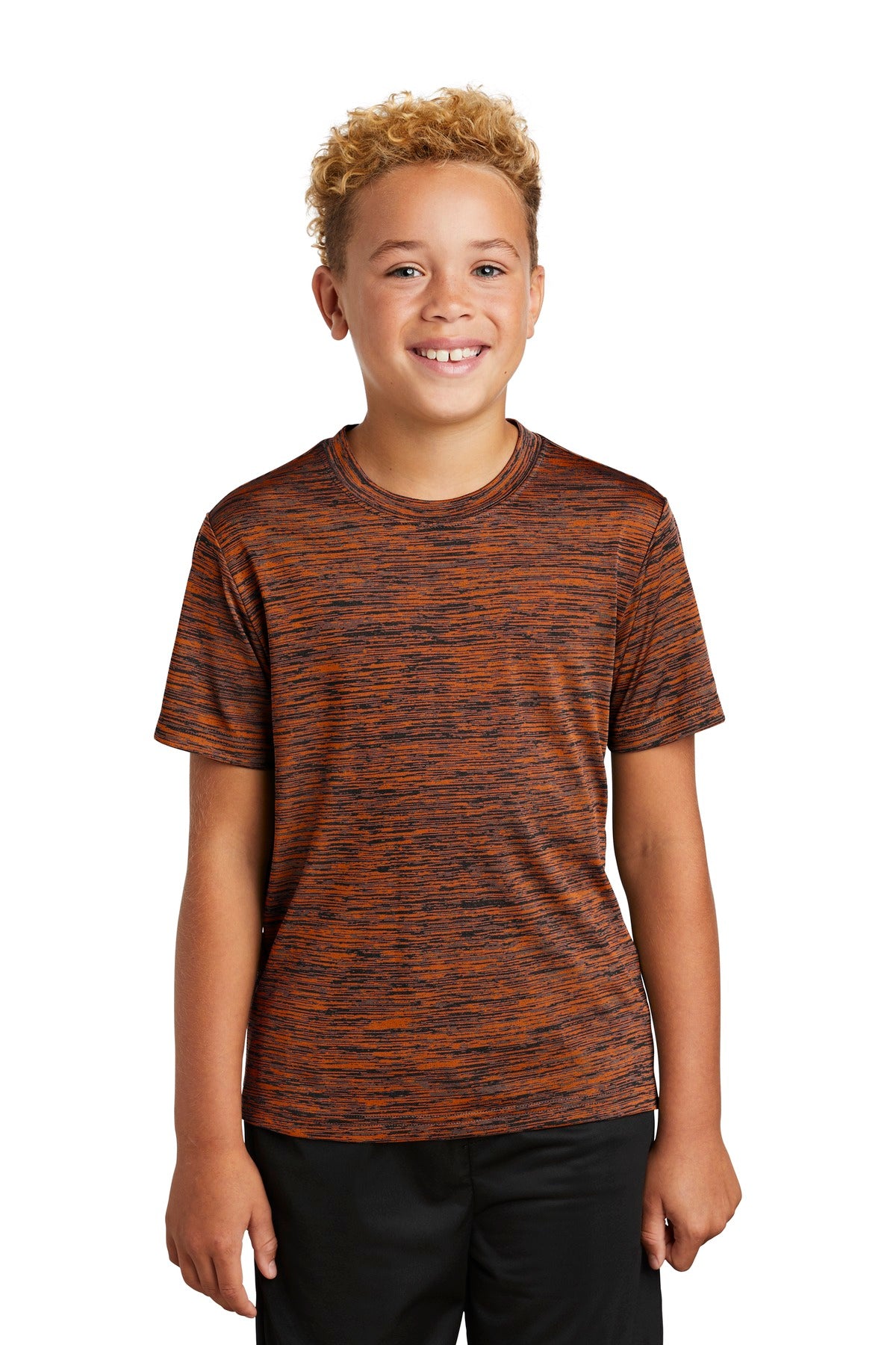 Sport-Tek Youth PosiCharge Electric Heather Tee YST390 Youth Apparel Shirts & Tops