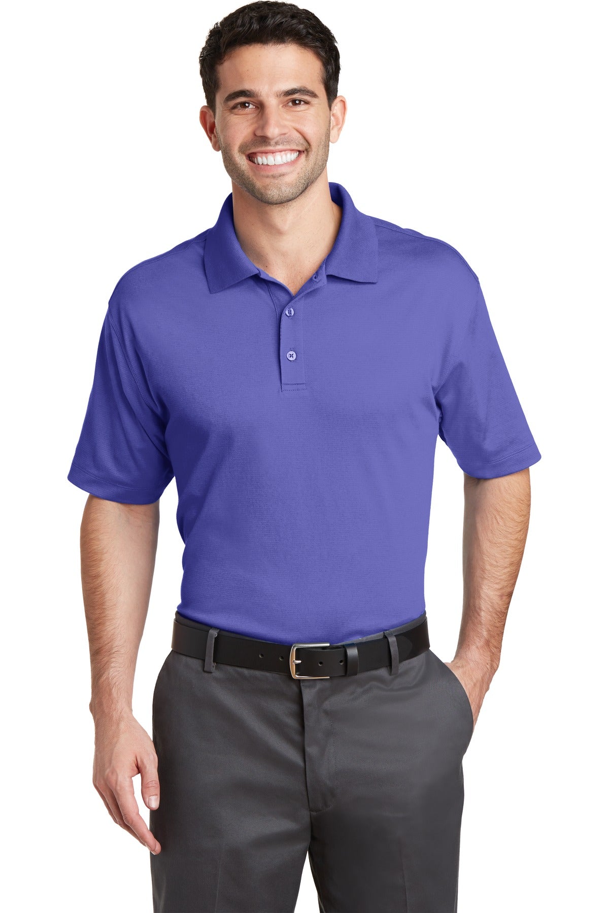 Port Authority Men's Rapid Dry Mesh Polo. K573 Mens Apparel Shirts & Tops