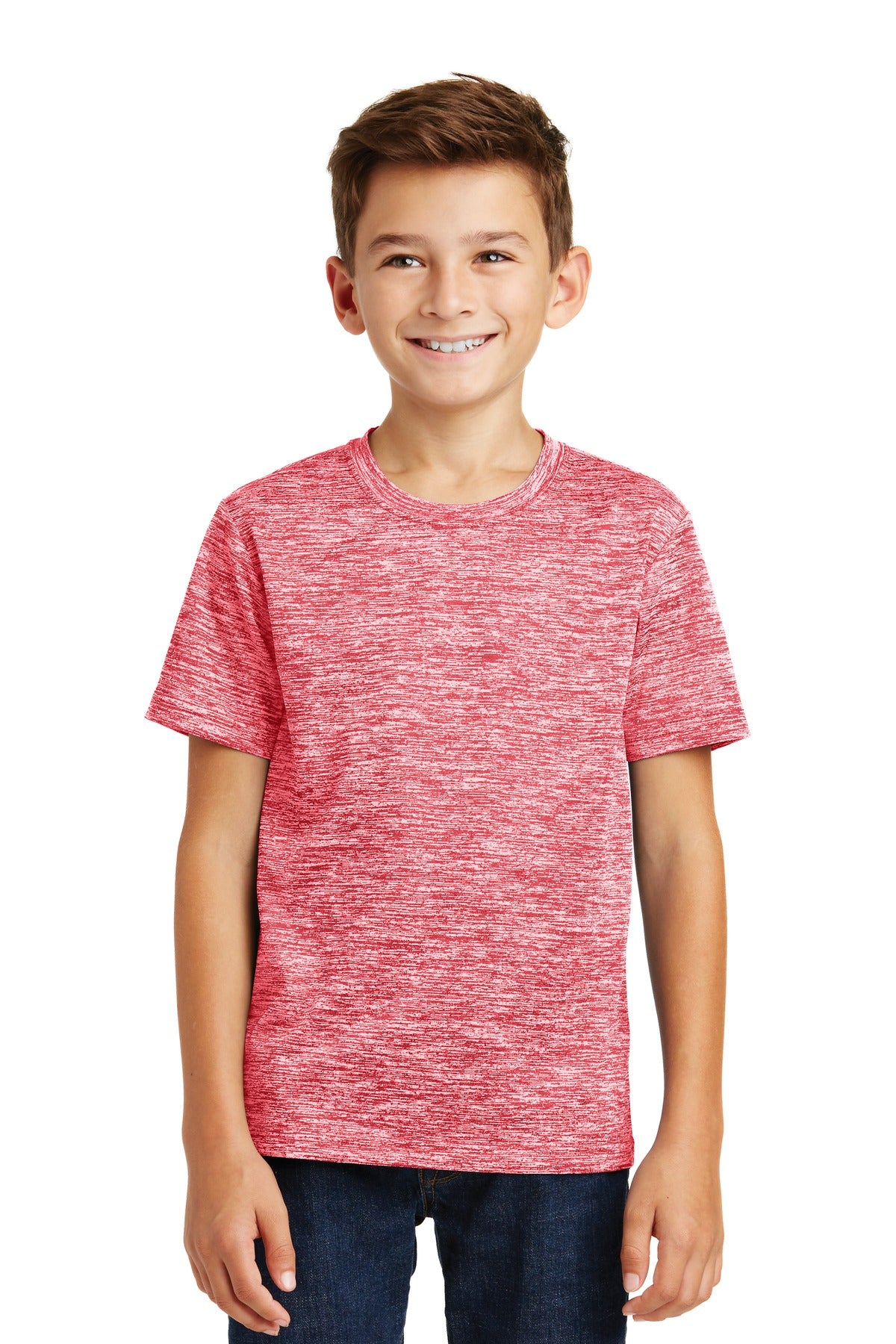 Sport-Tek Youth PosiCharge Electric Heather Tee YST390 Youth Apparel Shirts & Tops