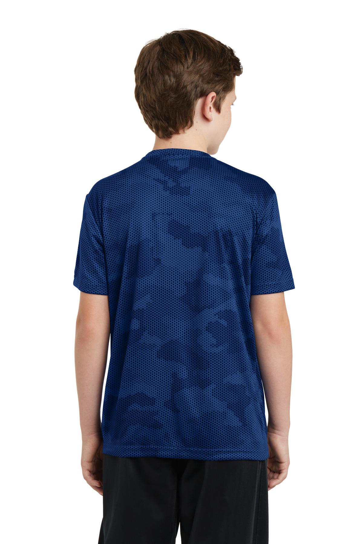 Sport-Tek Youth CamoHex Tee YST370