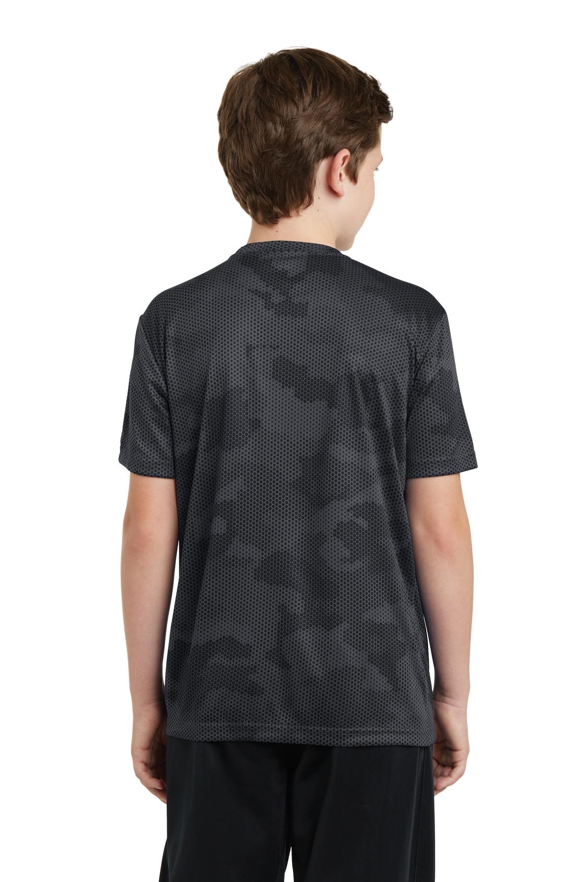 Sport-Tek Youth CamoHex Tee YST370