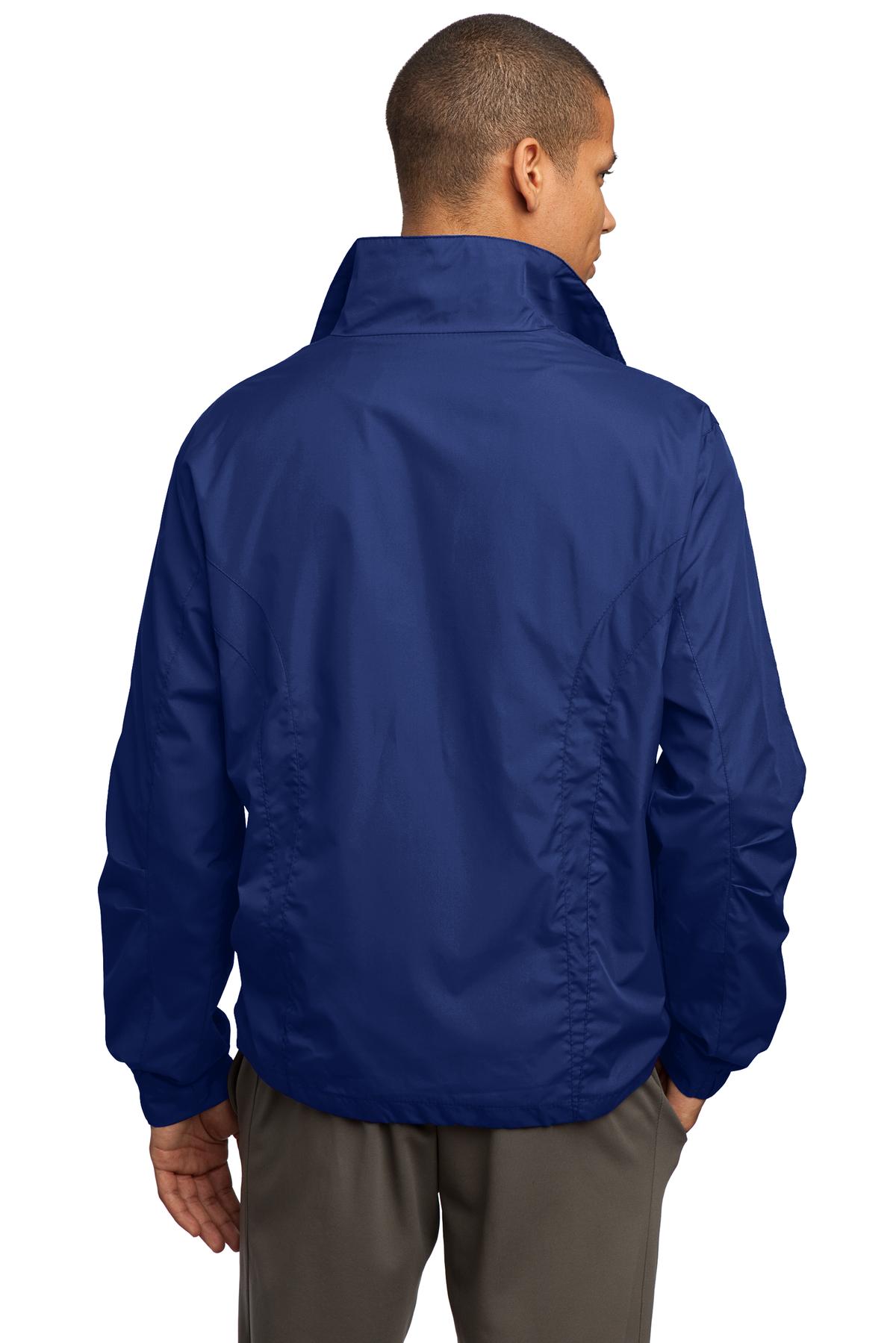 Sport-Tek Men's Full-Zip Wind Jacket Mens Apparel Jackets & Vests