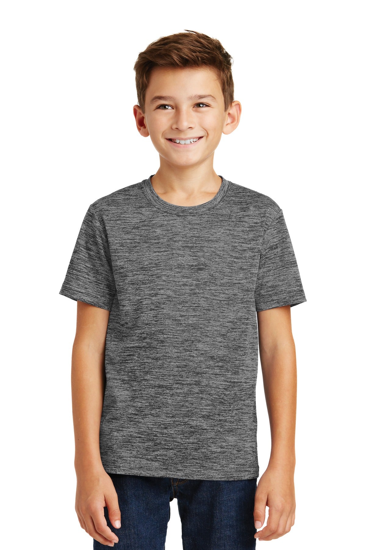 Sport-Tek Youth PosiCharge Electric Heather Tee YST390 Youth Apparel Shirts & Tops
