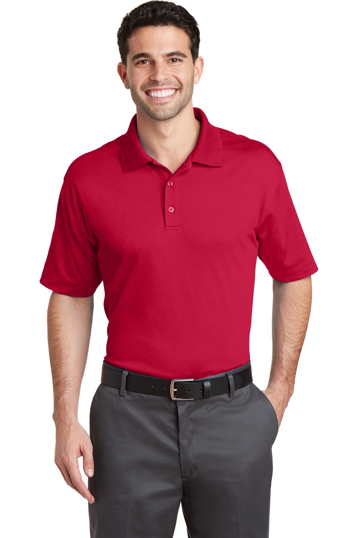 Port Authority Men's Rapid Dry Mesh Polo. K573 Mens Apparel Shirts & Tops