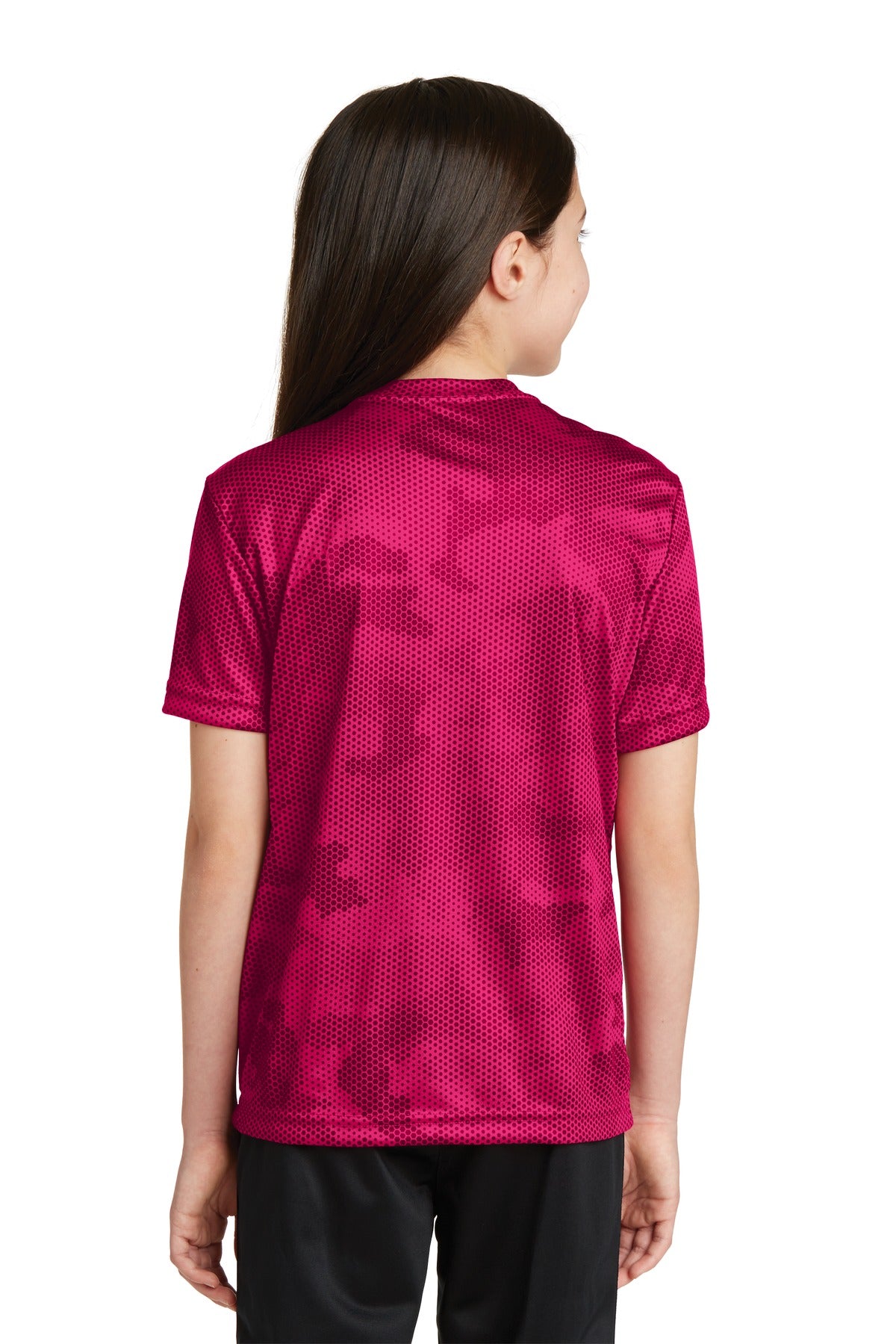 Sport-Tek Youth CamoHex Tee YST370