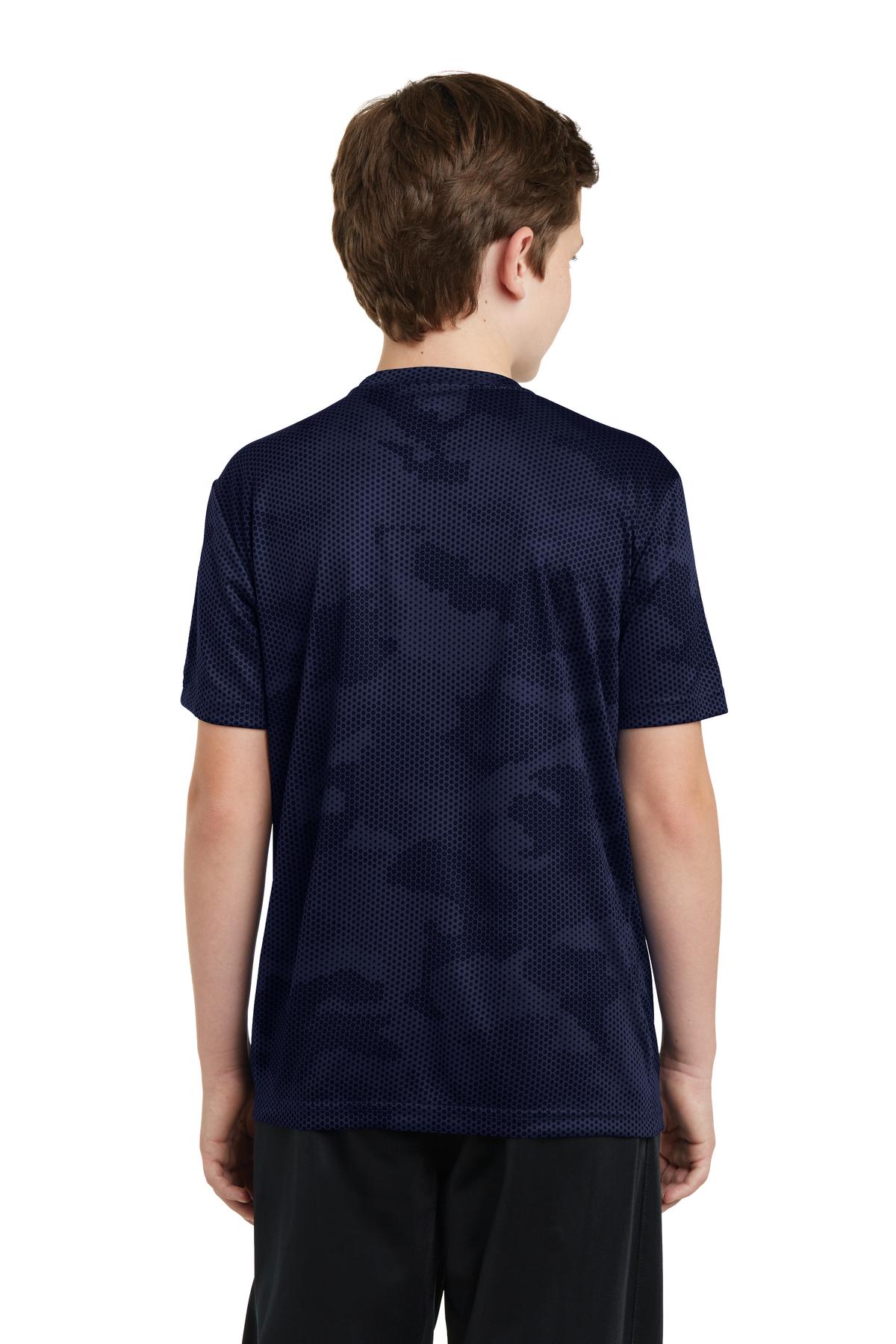 Sport-Tek Youth CamoHex Tee YST370