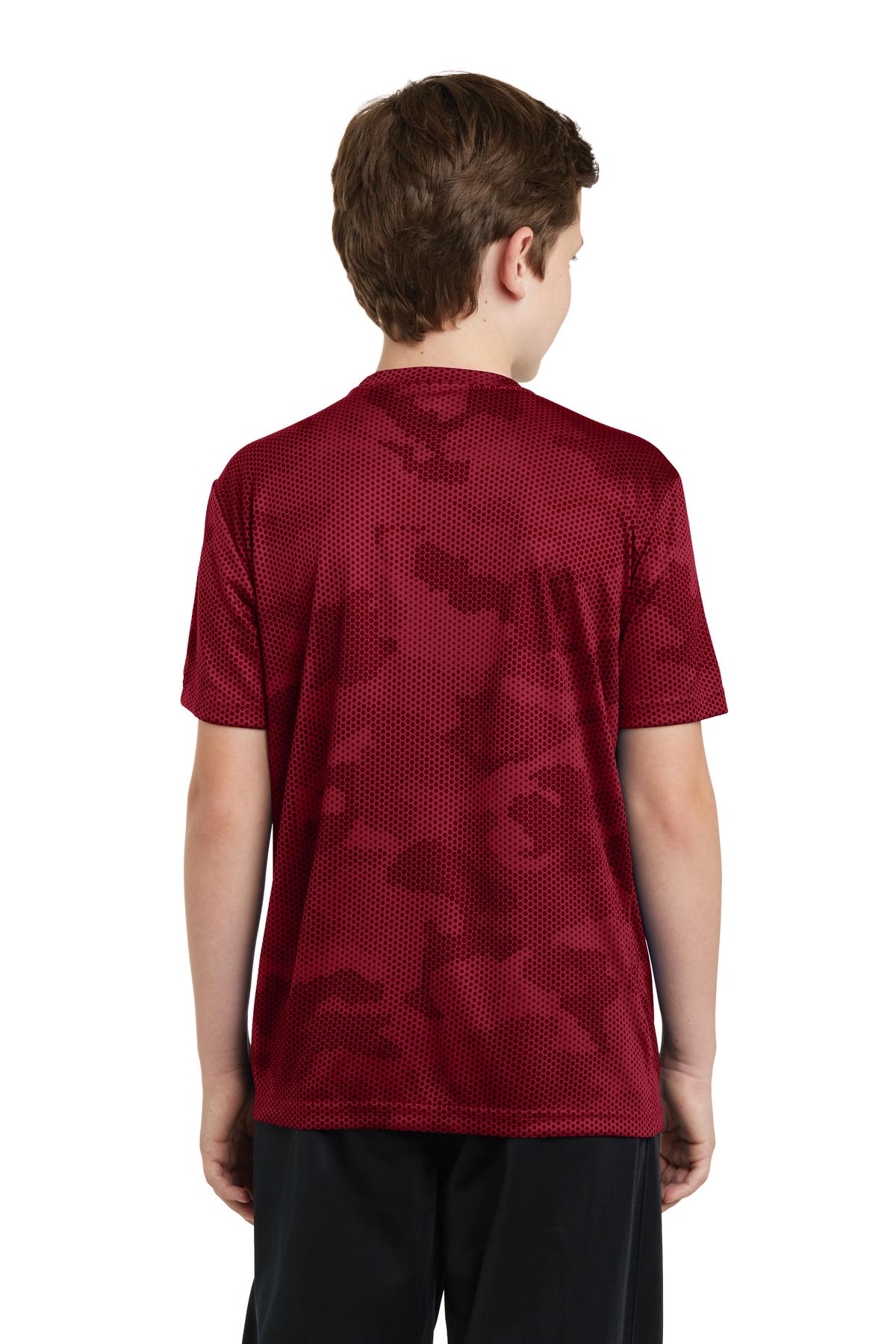 Sport-Tek Youth CamoHex Tee YST370