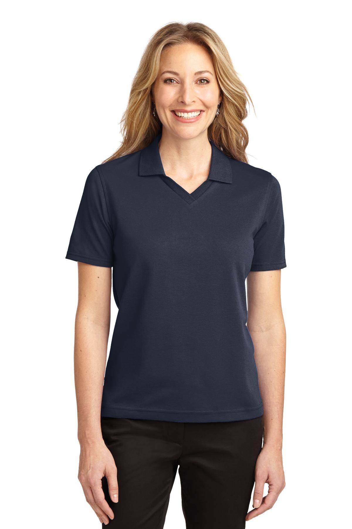 Port Authority Ladies Rapid Dry Polo. L455 Womens Apparel Shirts & Tops