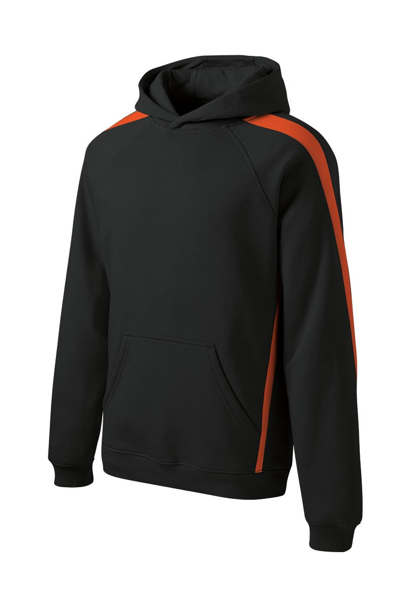 Sport-Tek Men's Sleeve Stripe Pullover Hooded Sweatshirt Mens Apparel Sweatshirts & Fleece