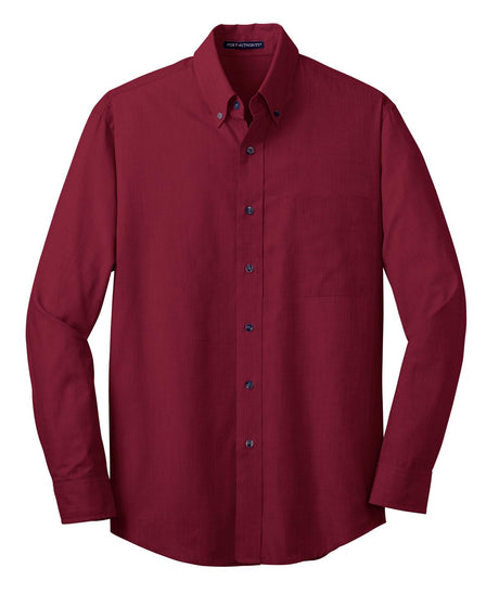Port Authority Men's Crosshatch Easy Care Shirt. S640 Mens Apparel Shirts & Tops