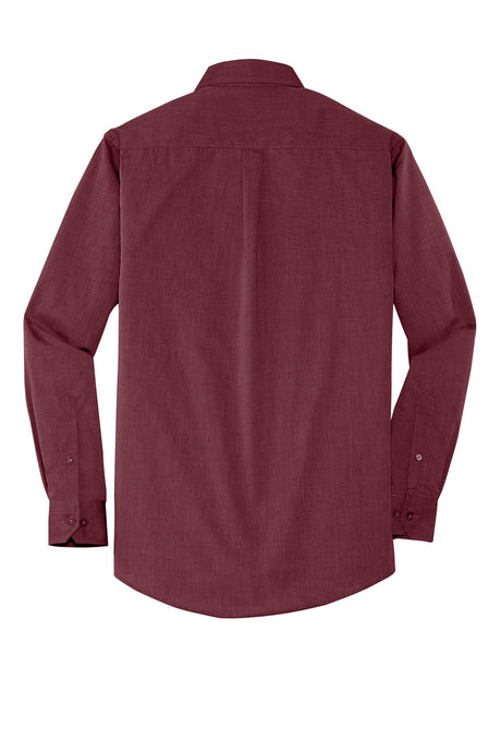 Port Authority Men's Crosshatch Easy Care Shirt. S640 Mens Apparel Shirts & Tops