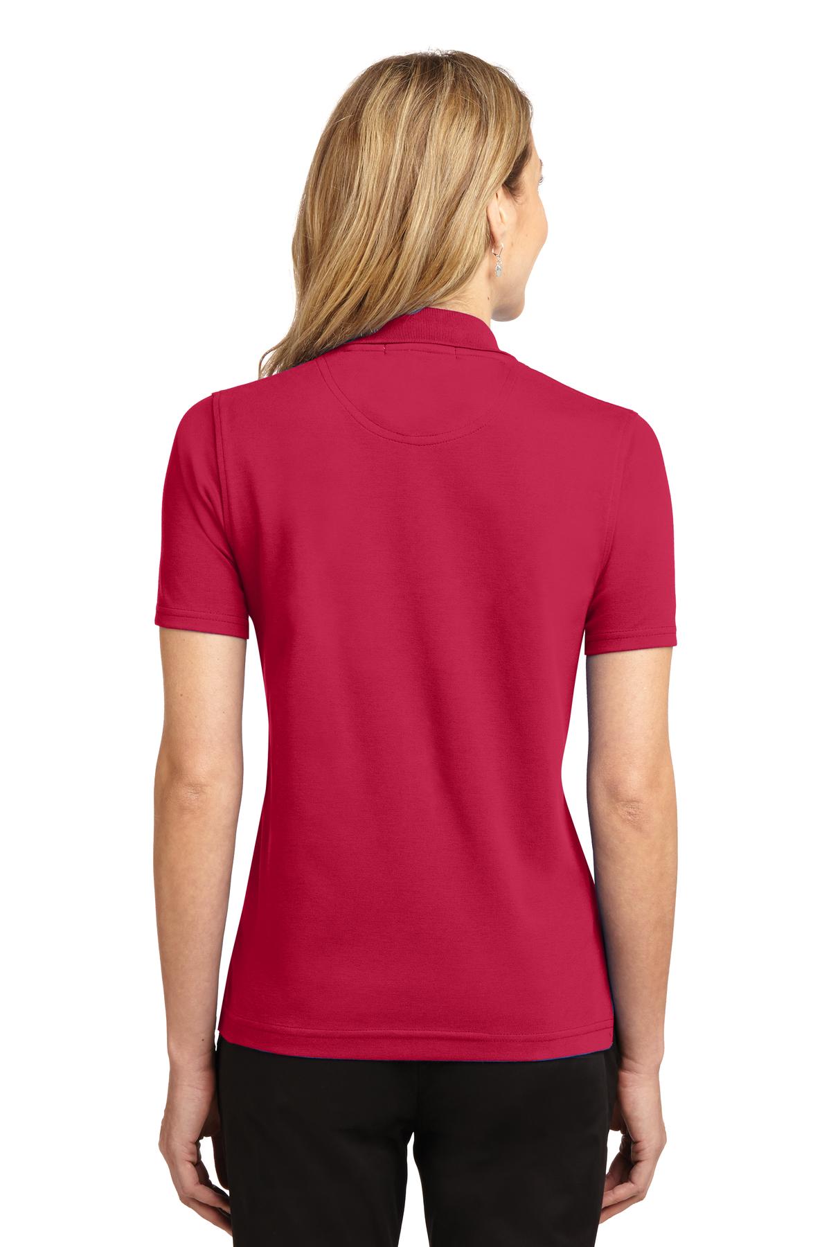 Port Authority Ladies Rapid Dry Polo. L455 Womens Apparel Shirts & Tops