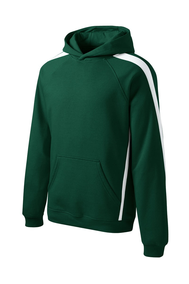 Sport-Tek Men's Sleeve Stripe Pullover Hooded Sweatshirt Mens Apparel Sweatshirts & Fleece