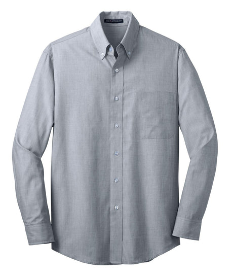 Port Authority Men's Crosshatch Easy Care Shirt. S640 Mens Apparel Shirts & Tops