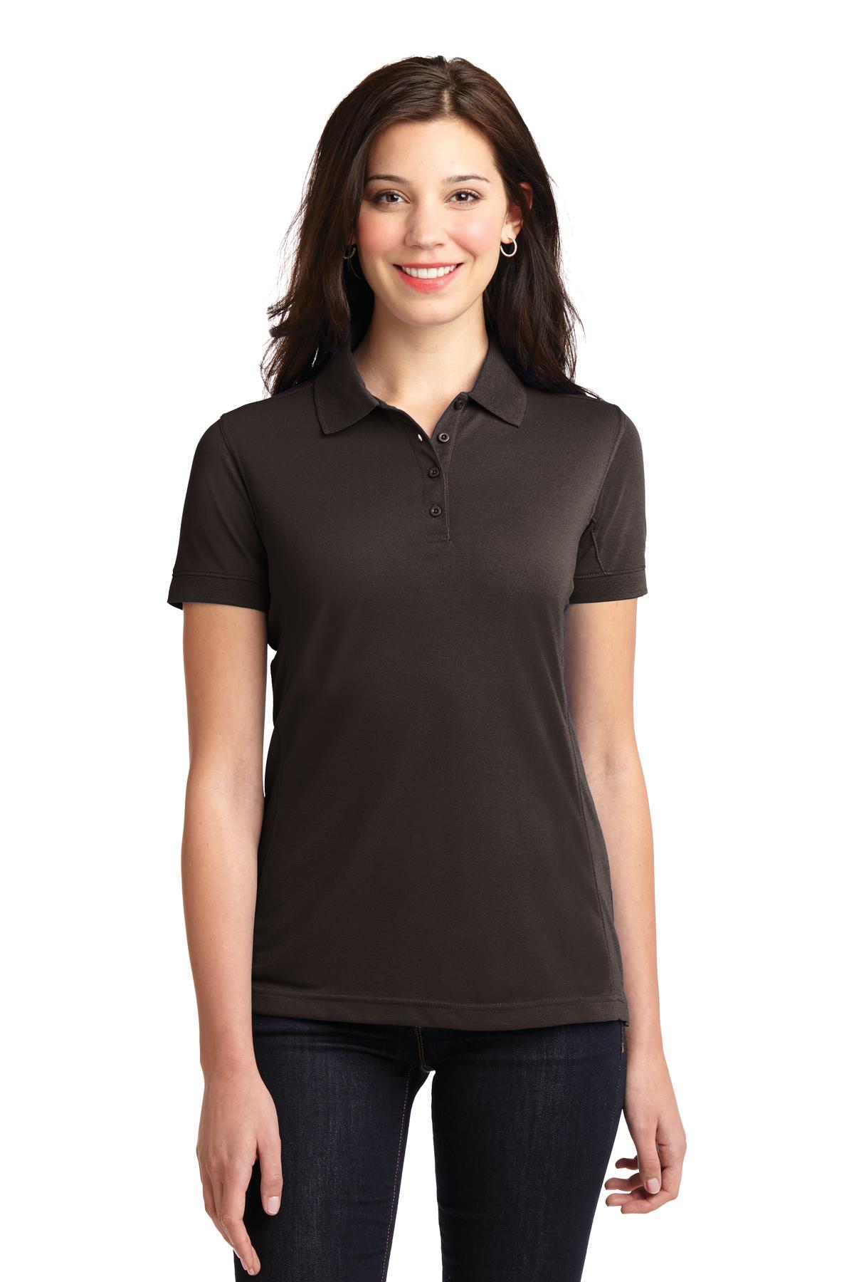 Port Authority Ladies 5-in-1 Performance Pique Polo. L567 Womens Apparel Shirts & Tops