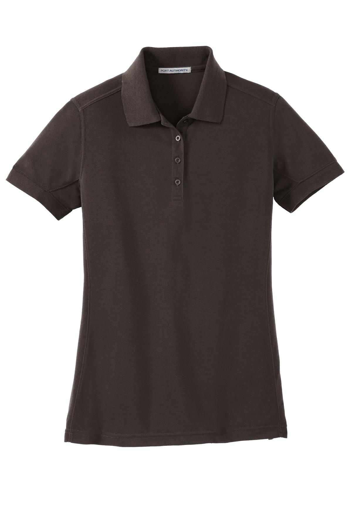 Port Authority Ladies 5-in-1 Performance Pique Polo. L567 Womens Apparel Shirts & Tops