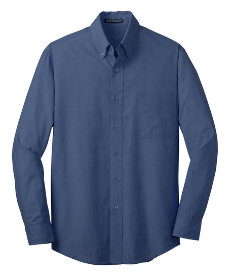 Port Authority Men's Crosshatch Easy Care Shirt. S640 Mens Apparel Shirts & Tops