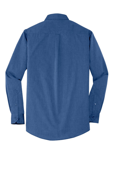 Port Authority Men's Crosshatch Easy Care Shirt. S640 Mens Apparel Shirts & Tops
