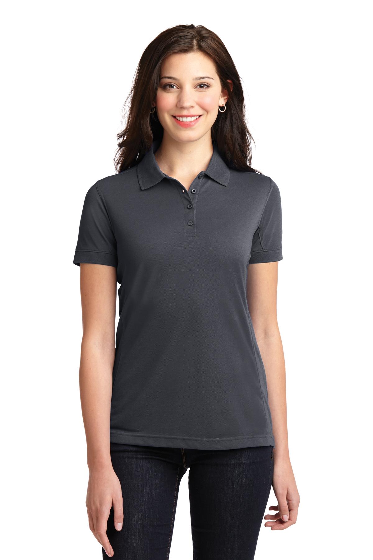 Port Authority Ladies 5-in-1 Performance Pique Polo. L567 Womens Apparel Shirts & Tops