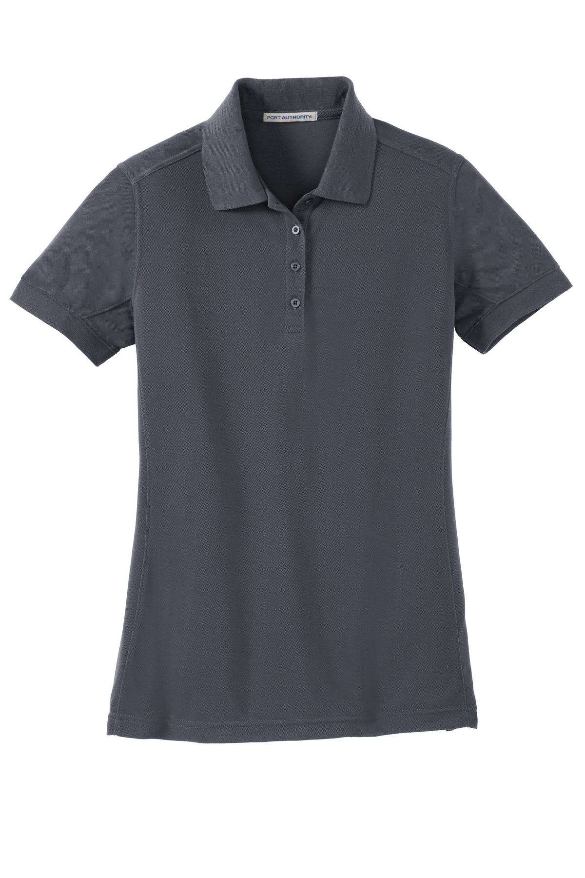 Port Authority Ladies 5-in-1 Performance Pique Polo. L567 Womens Apparel Shirts & Tops