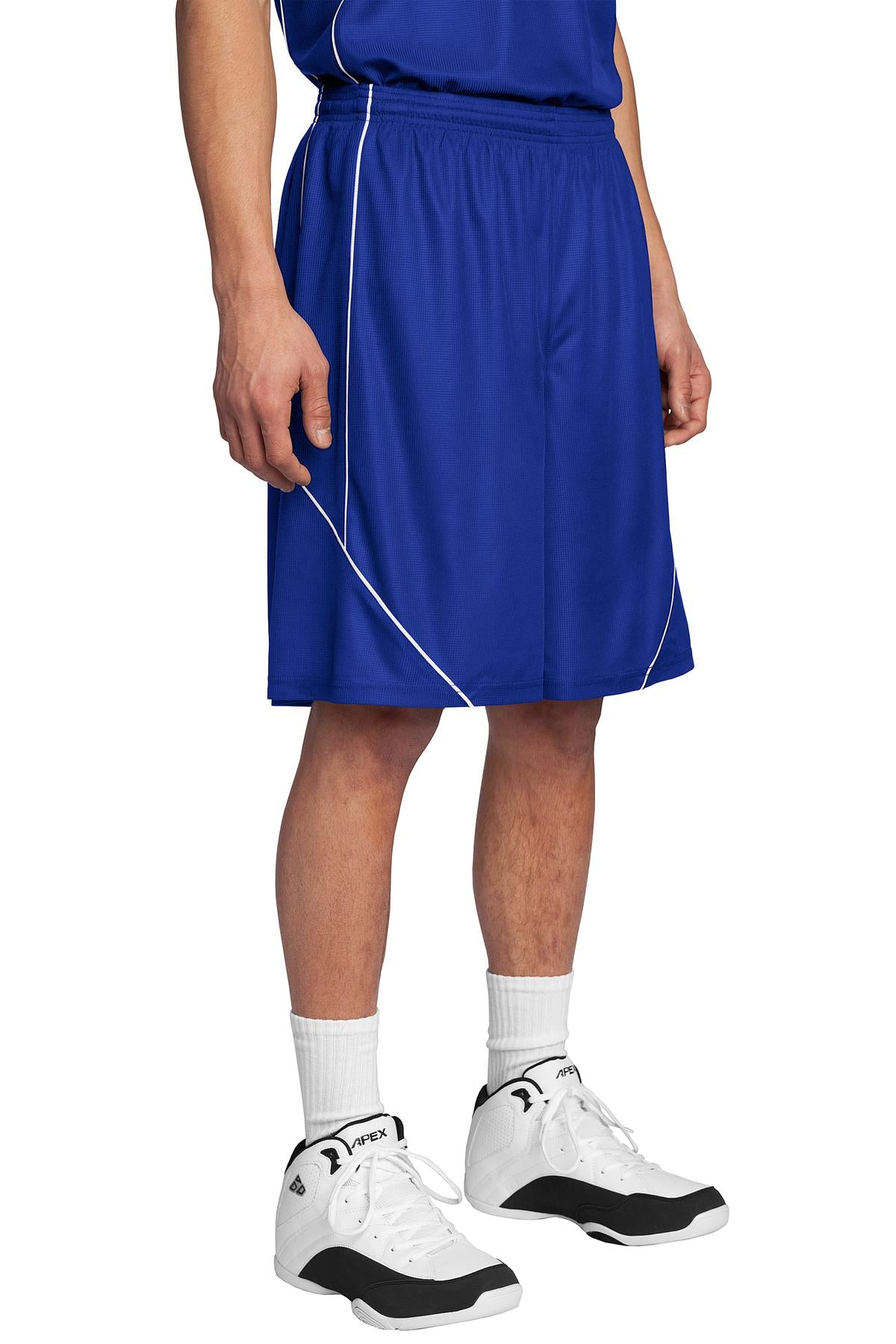 Sport-Tek Men's PosiCharge Mesh Reversible Spliced Short Mens Apparel Shorts