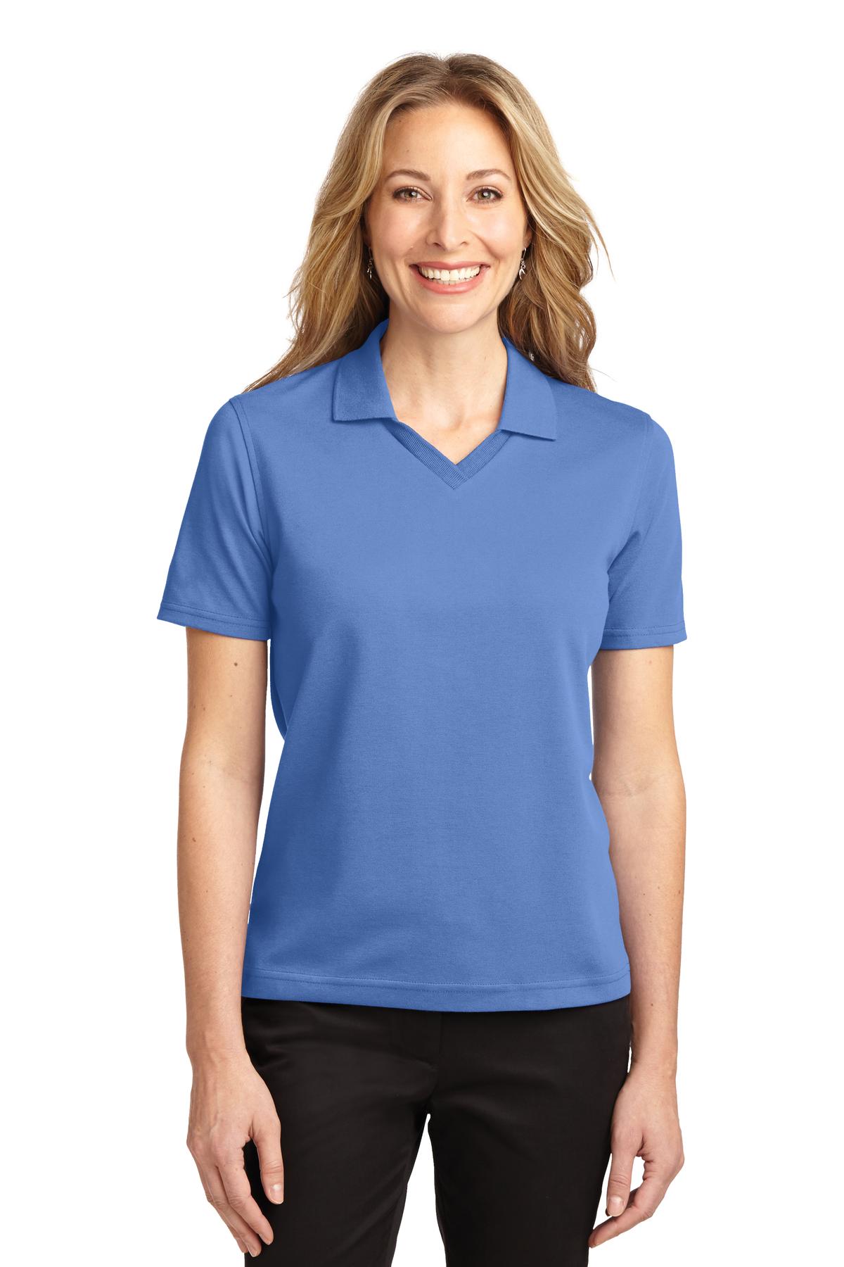 Port Authority Ladies Rapid Dry Polo. L455 Womens Apparel Shirts & Tops