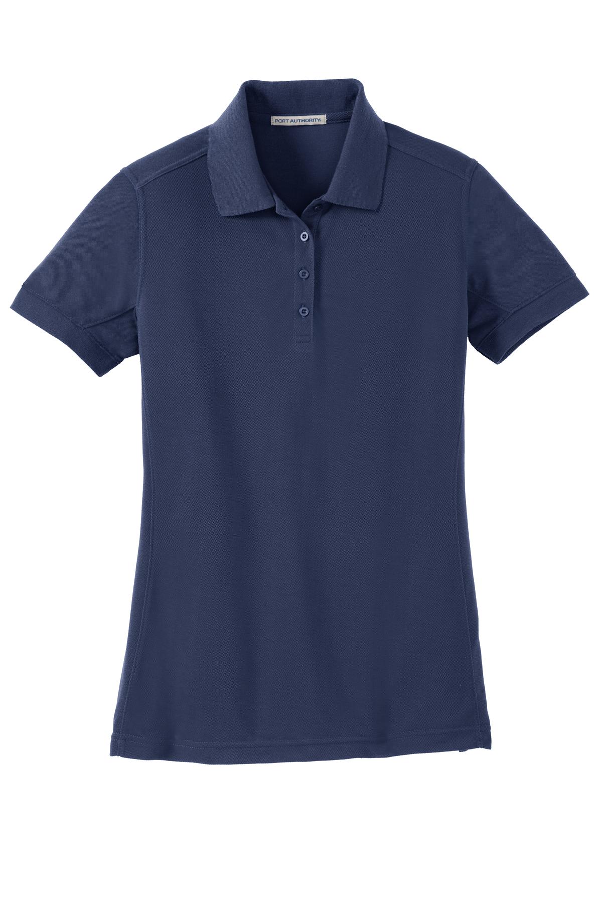 Port Authority Ladies 5-in-1 Performance Pique Polo. L567 Womens Apparel Shirts & Tops