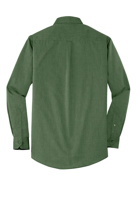 Port Authority Men's Crosshatch Easy Care Shirt. S640 Mens Apparel Shirts & Tops