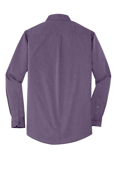 Port Authority Men's Crosshatch Easy Care Shirt. S640 Mens Apparel Shirts & Tops
