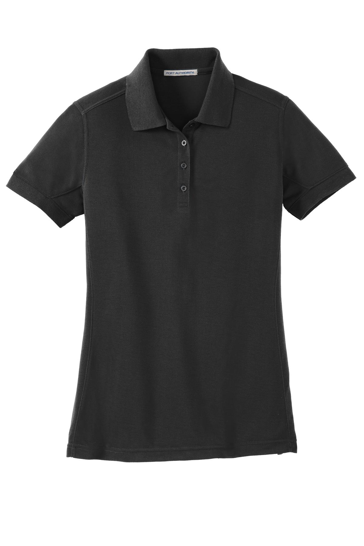 Port Authority Ladies 5-in-1 Performance Pique Polo. L567 Womens Apparel Shirts & Tops