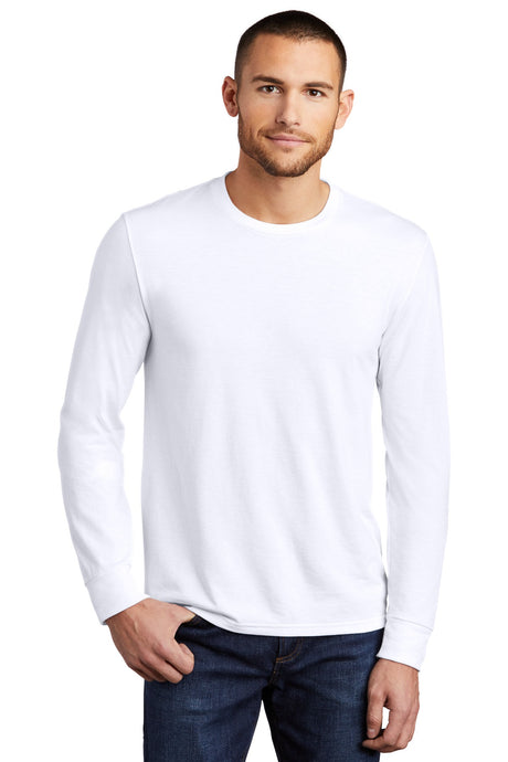 District Perfect Tri Long Sleeve Tee. DM132 Mens Apparel Shirts & Tops
