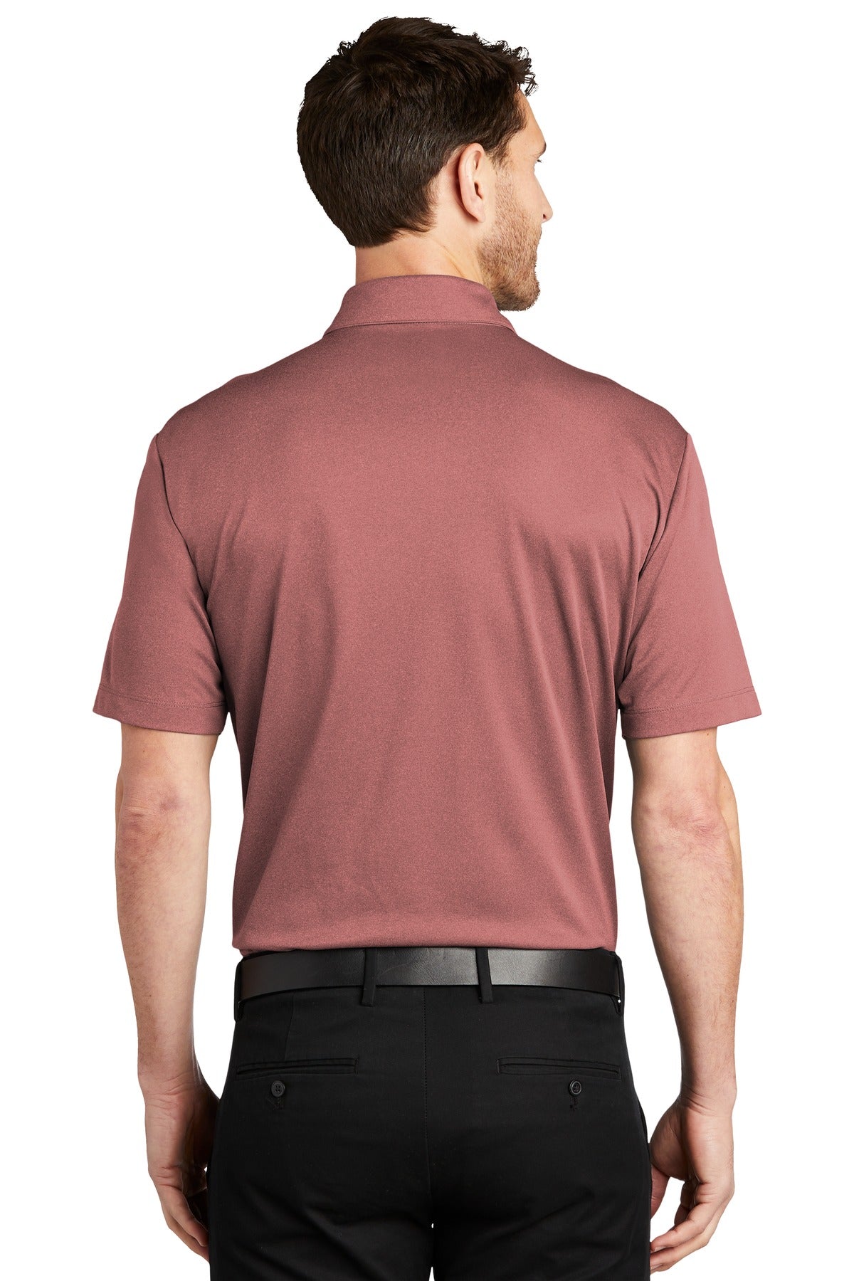 Port Authority Men's Heathered Silk Touch Performance Polo. K542 Mens Apparel Shirts & Tops