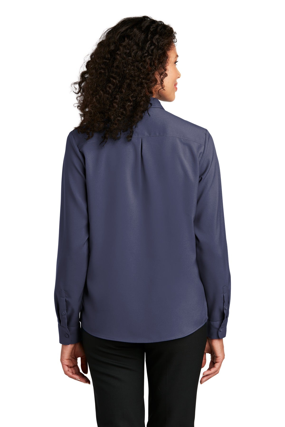 Port Authority Ladies Long Sleeve Performance Staff Shirt LW401 Womens Apparel Shirts & Tops