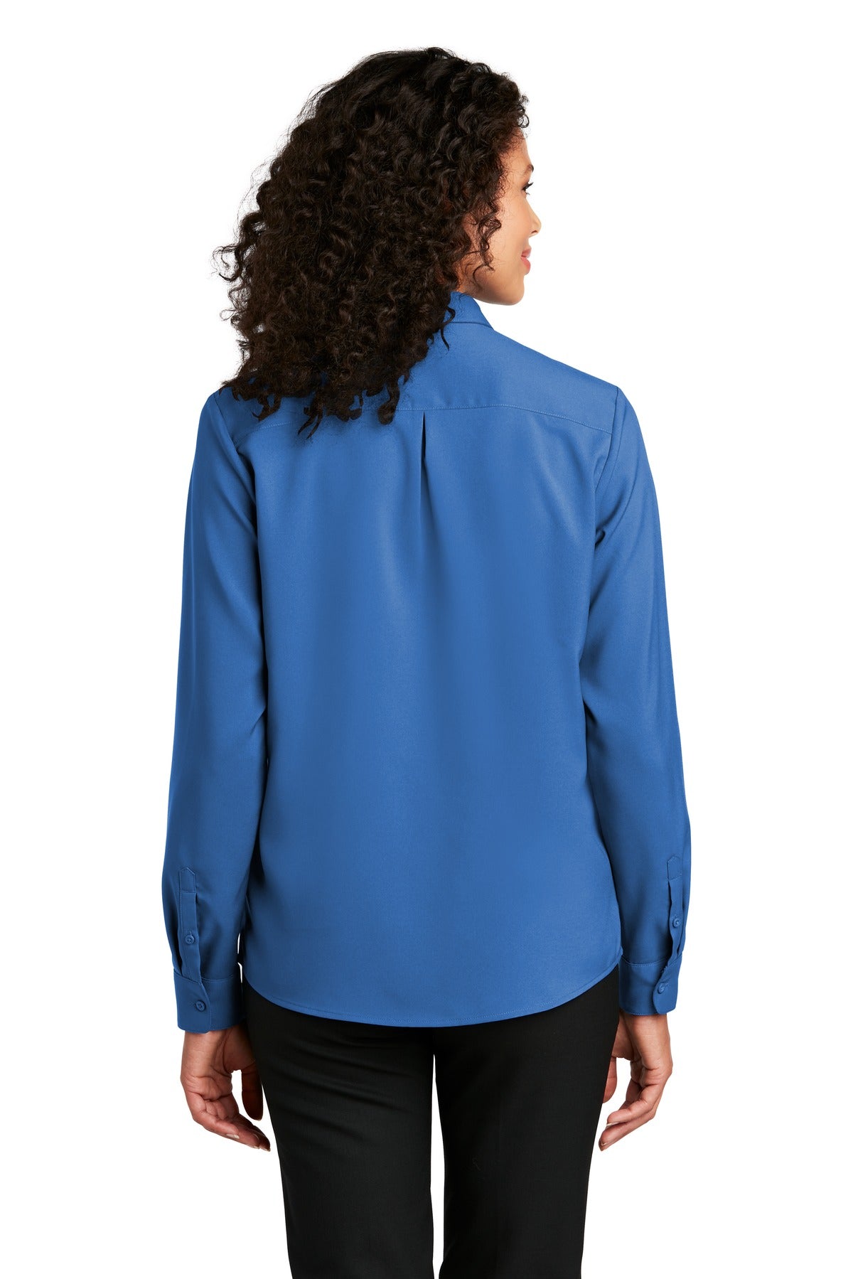 Port Authority Ladies Long Sleeve Performance Staff Shirt LW401 Womens Apparel Shirts & Tops