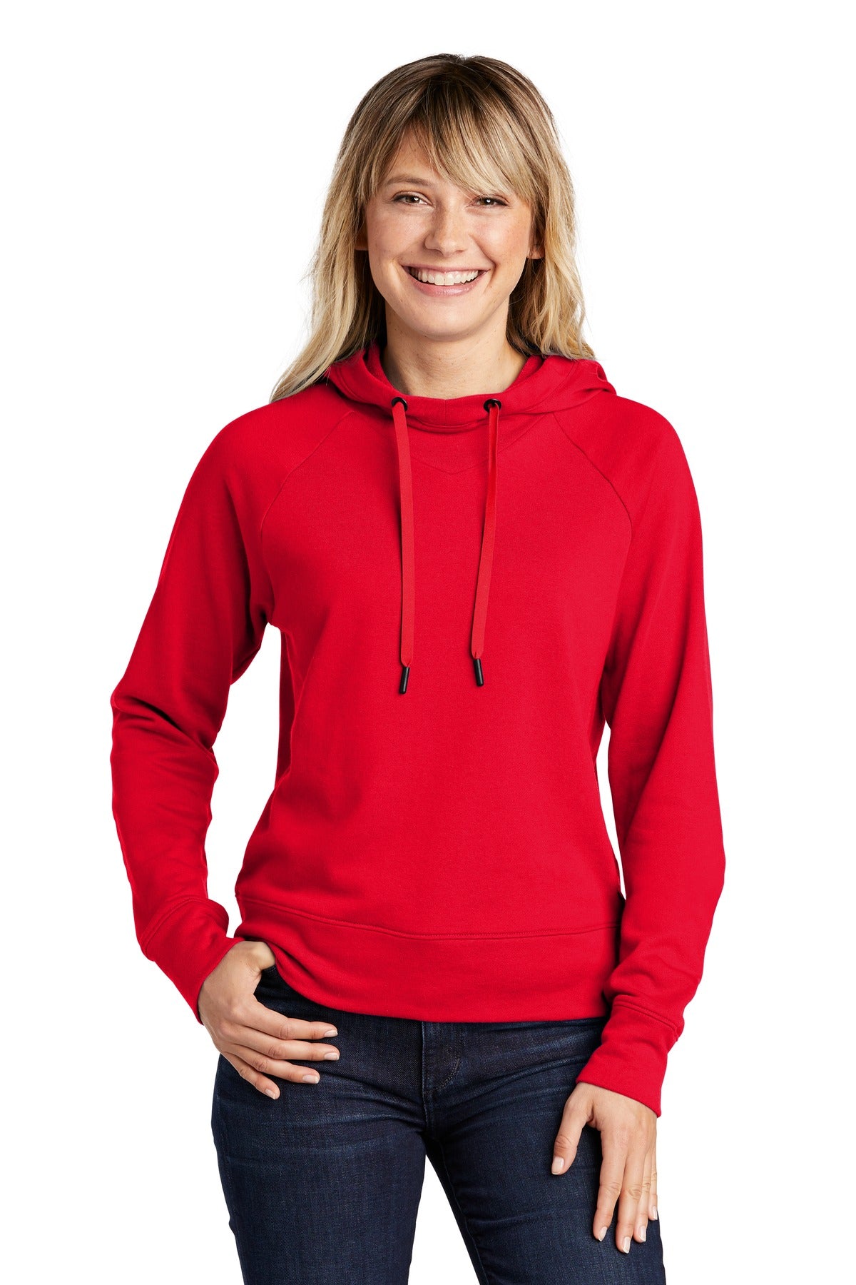 Sport-Tek Women's Lightweight French Terry Pullover Hoodie LST272 Womens Apparel Sweatshirts & Fleece