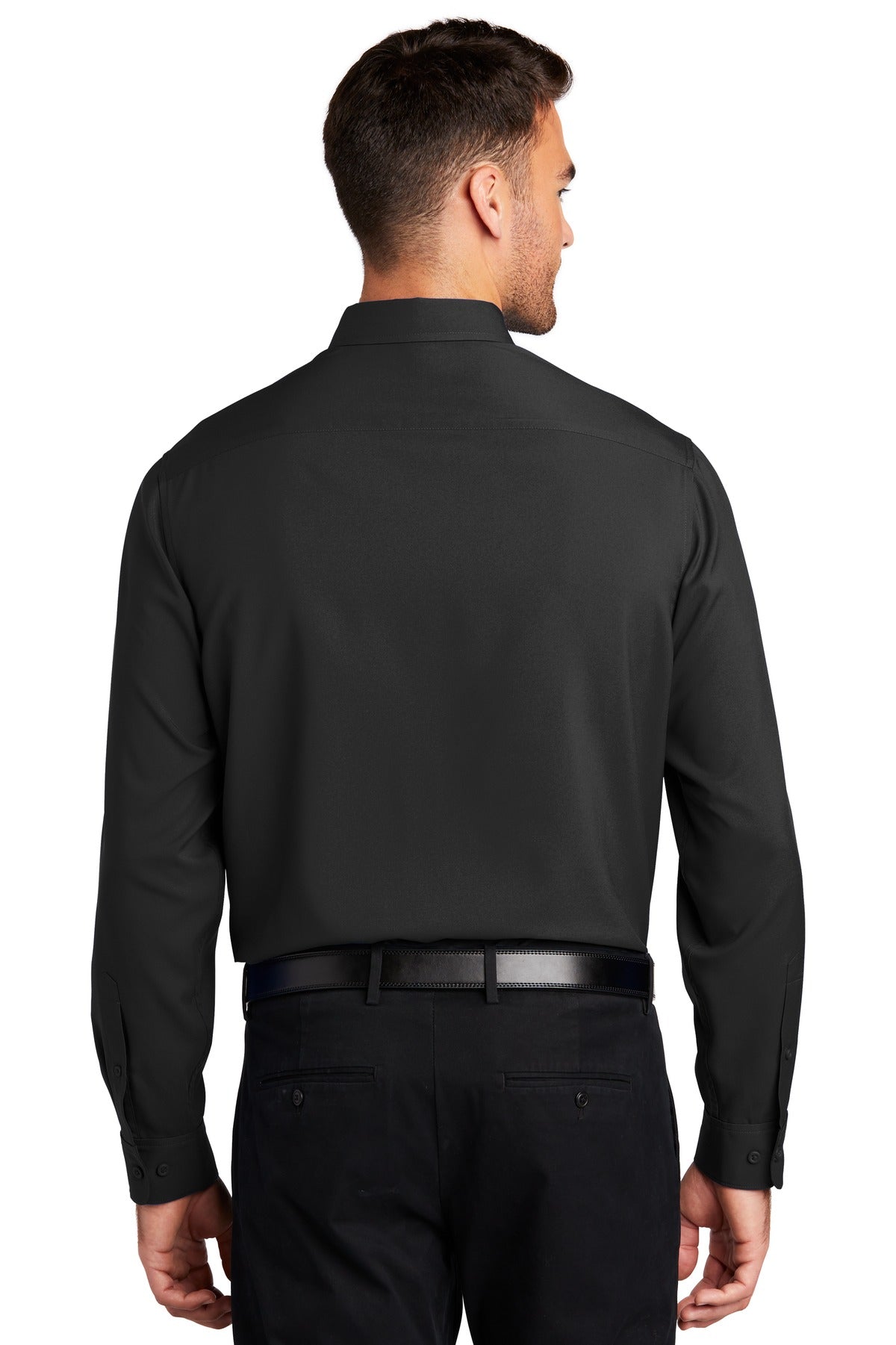 Port Authority Men's Long Sleeve Performance Staff Shirt W401 Mens Apparel Shirts & Tops