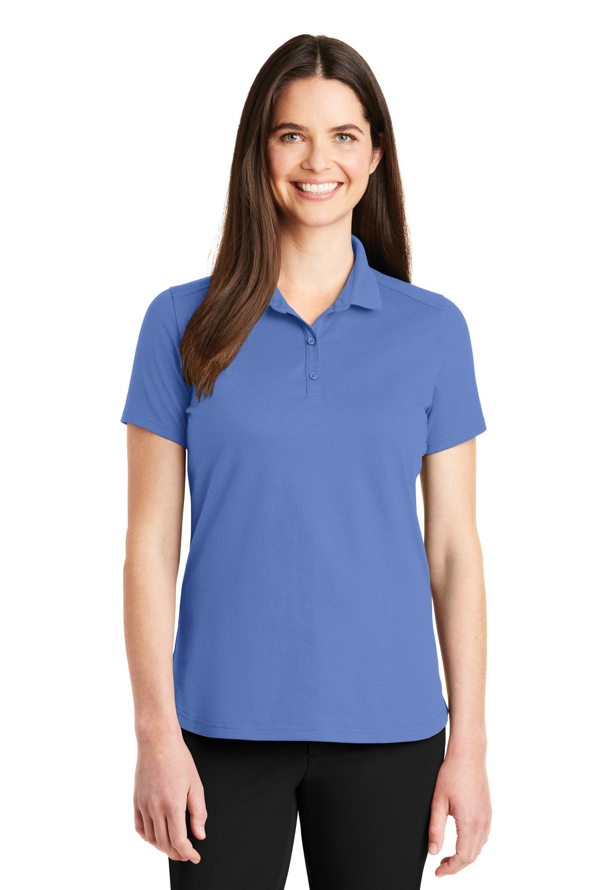 Port Authority Ladies SuperPro Knit Polo. LK164 Womens Apparel Shirts & Tops