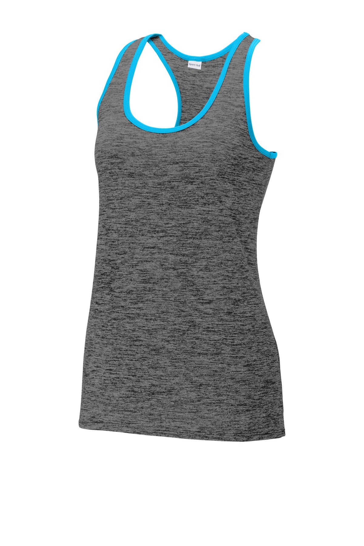 Sport-Tek Women's PosiCharge Electric Heather Racerback Tank Womens Apparel Shirts & Tops