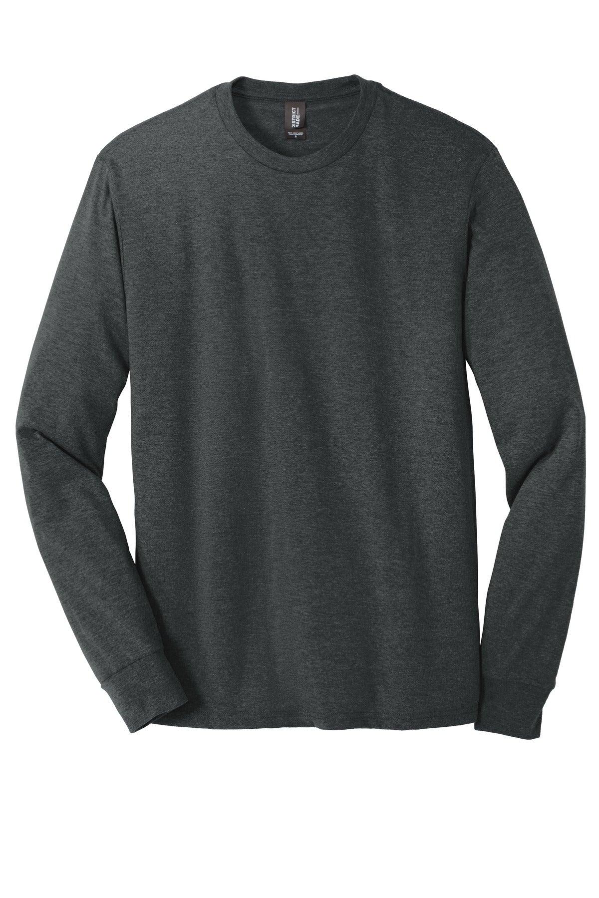 District Perfect Tri Long Sleeve Tee. DM132 Mens Apparel Shirts & Tops