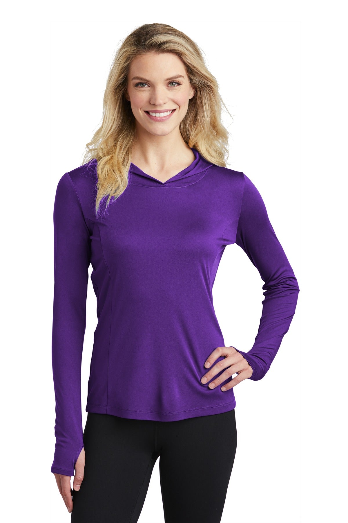 Sport-Tek Women's PosiCharge Competitor Hooded Pullover LST358 Womens Apparel Sweatshirts & Fleece