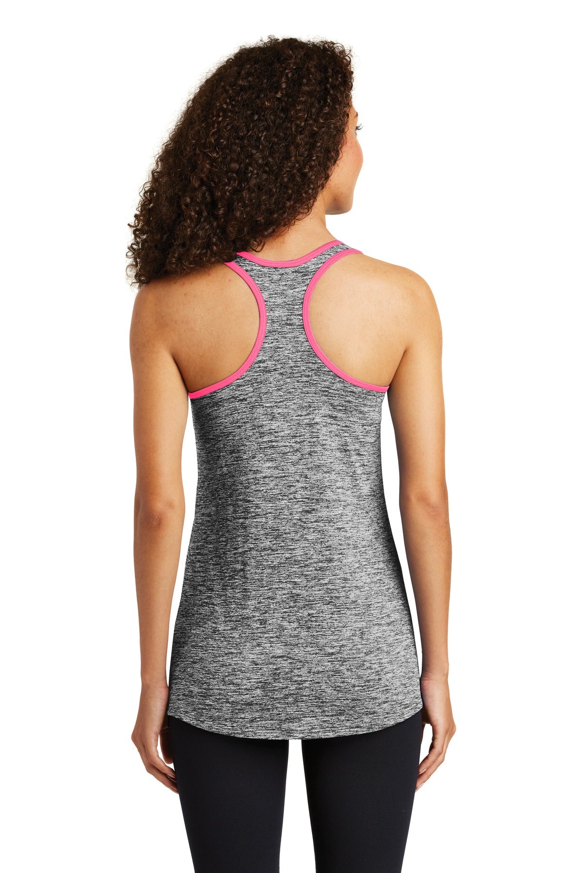 Sport-Tek Women's PosiCharge Electric Heather Racerback Tank Womens Apparel Shirts & Tops