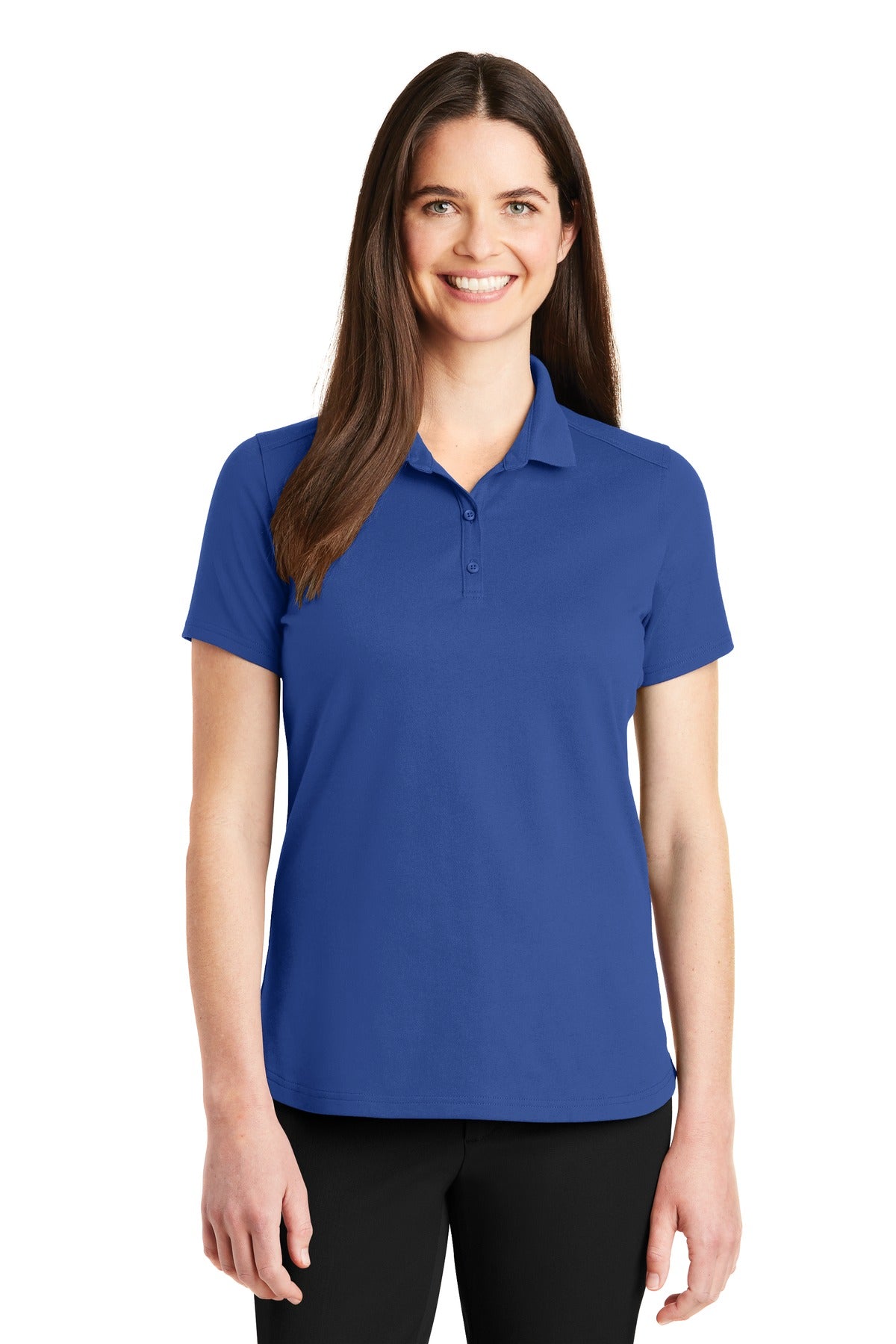 Port Authority Ladies SuperPro Knit Polo. LK164 Womens Apparel Shirts & Tops