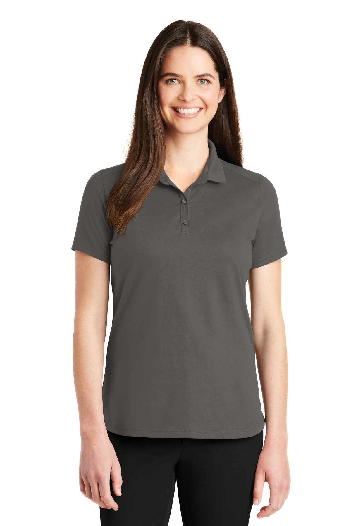 Port Authority Ladies SuperPro Knit Polo. LK164 Womens Apparel Shirts & Tops