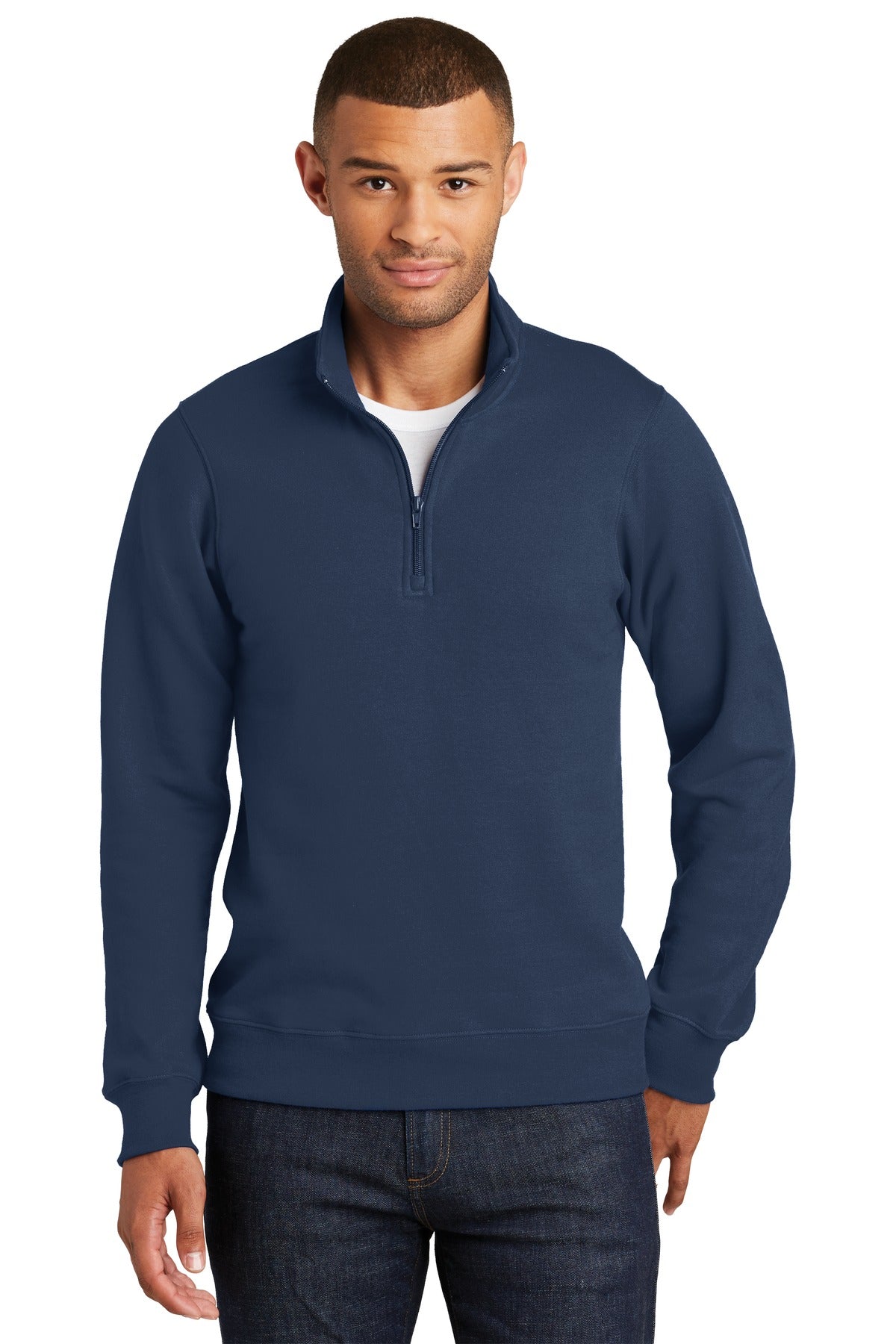 Port & Company - Men's Fan Favorite Fleece 1/4-Zip Pullover Sweatshirt Mens Apparel Sweatshirts & Fleece