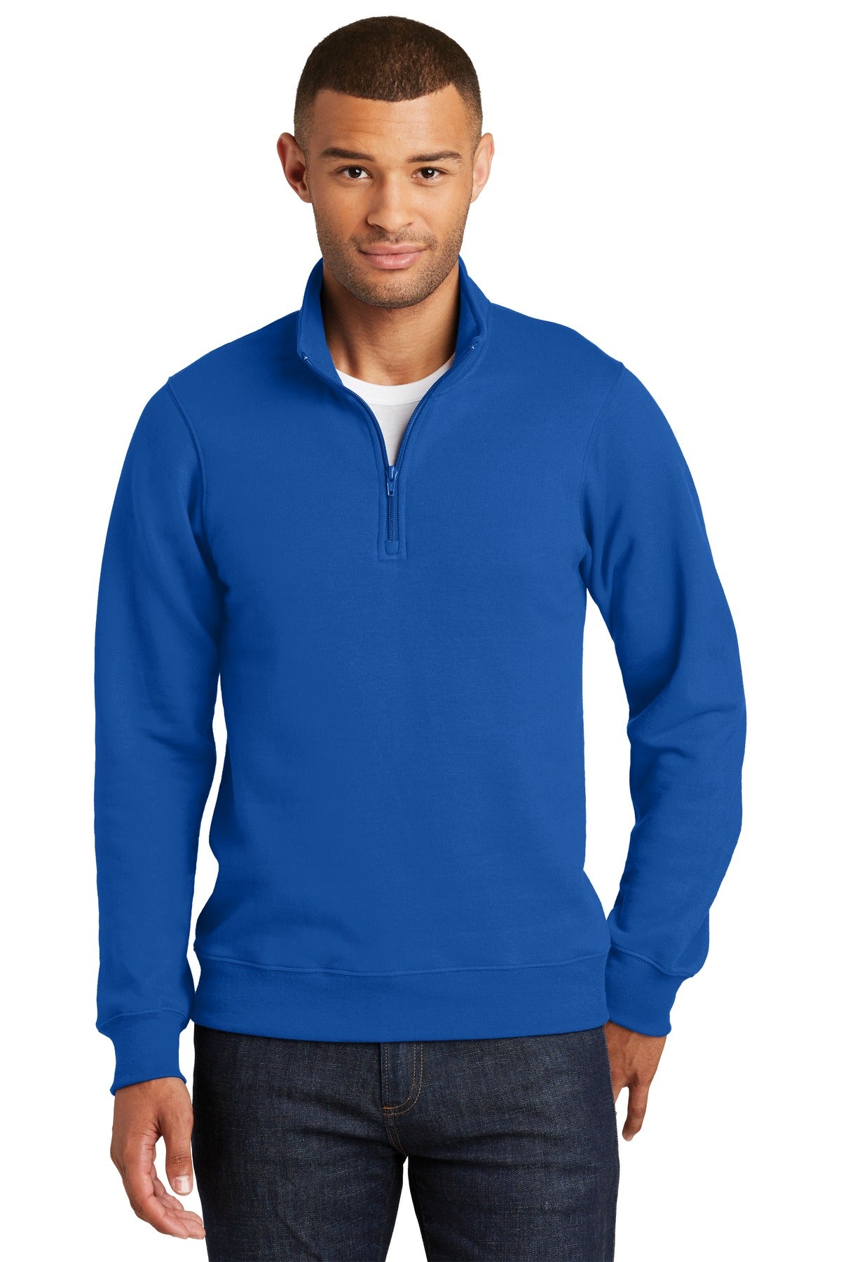 Port & Company - Men's Fan Favorite Fleece 1/4-Zip Pullover Sweatshirt Mens Apparel Sweatshirts & Fleece