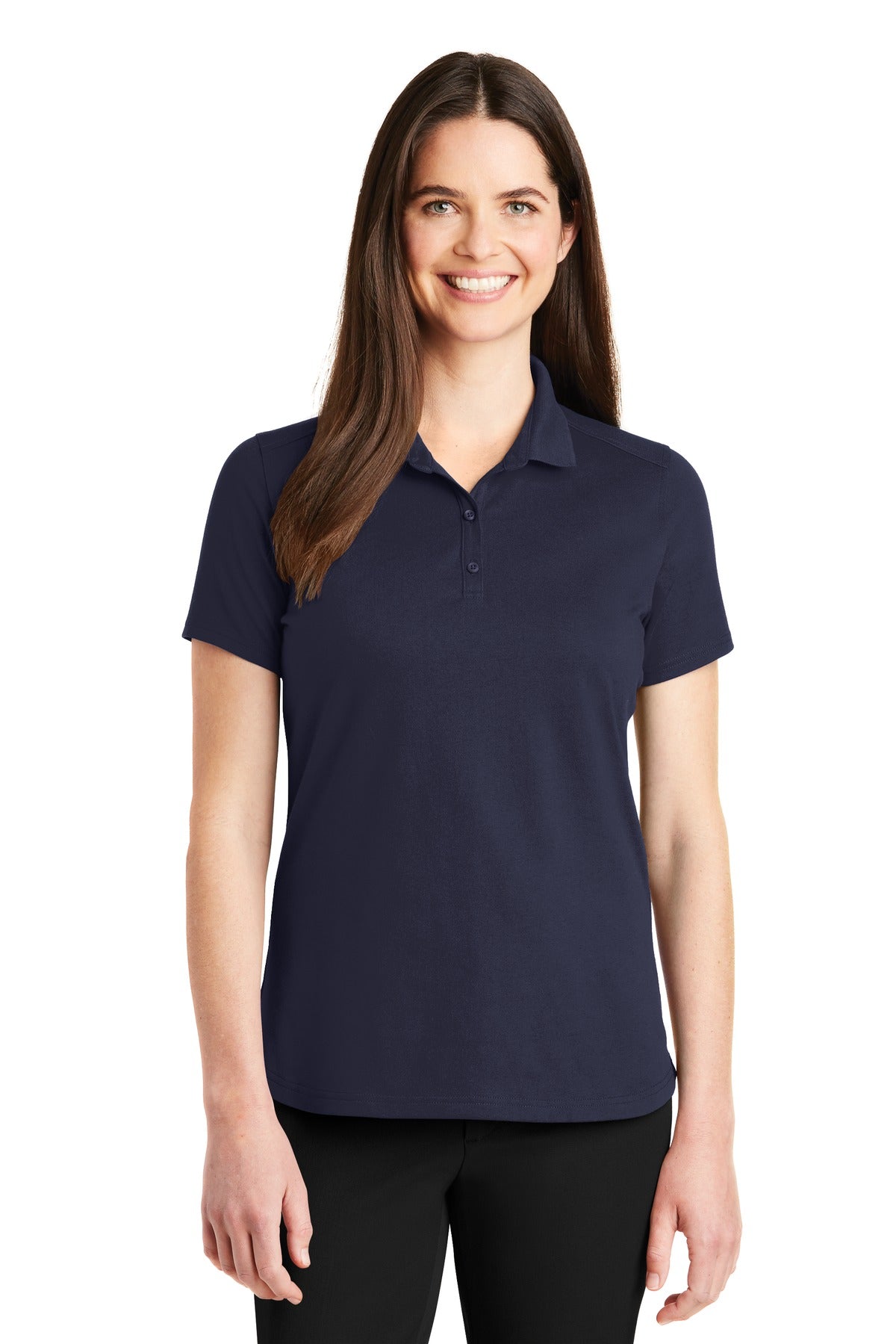 Port Authority Ladies SuperPro Knit Polo. LK164 Womens Apparel Shirts & Tops